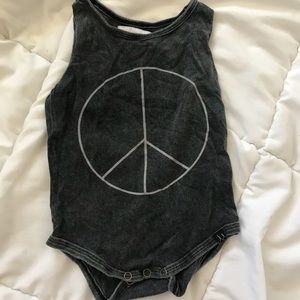 Acid wash Children of the Tribe peace onsie